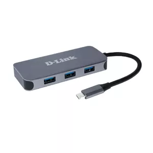 D-Link DUB-2335 dokstacija Vadu USB Veids-C Pelēks