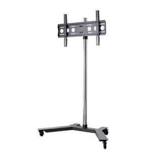 Floor monitor stand EDBAK TR51 for 37–60" screens, VESA 100x100–600x400, up to 80 kg, black
