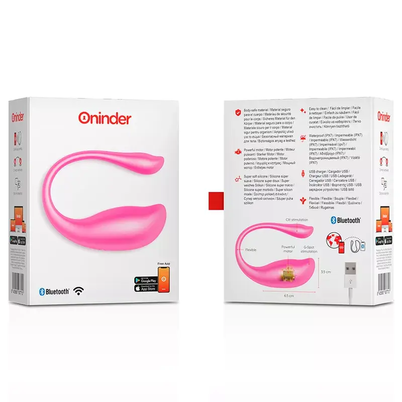 Вибрационное яйцо ONINDER NAIROBI Pink Photo 7