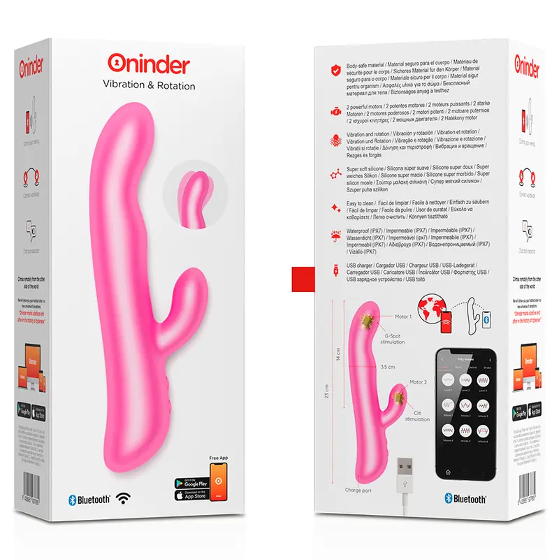 ONINDER OSLO PINK D-232586 vibrācijas un rotācijas ierīce Photo 7