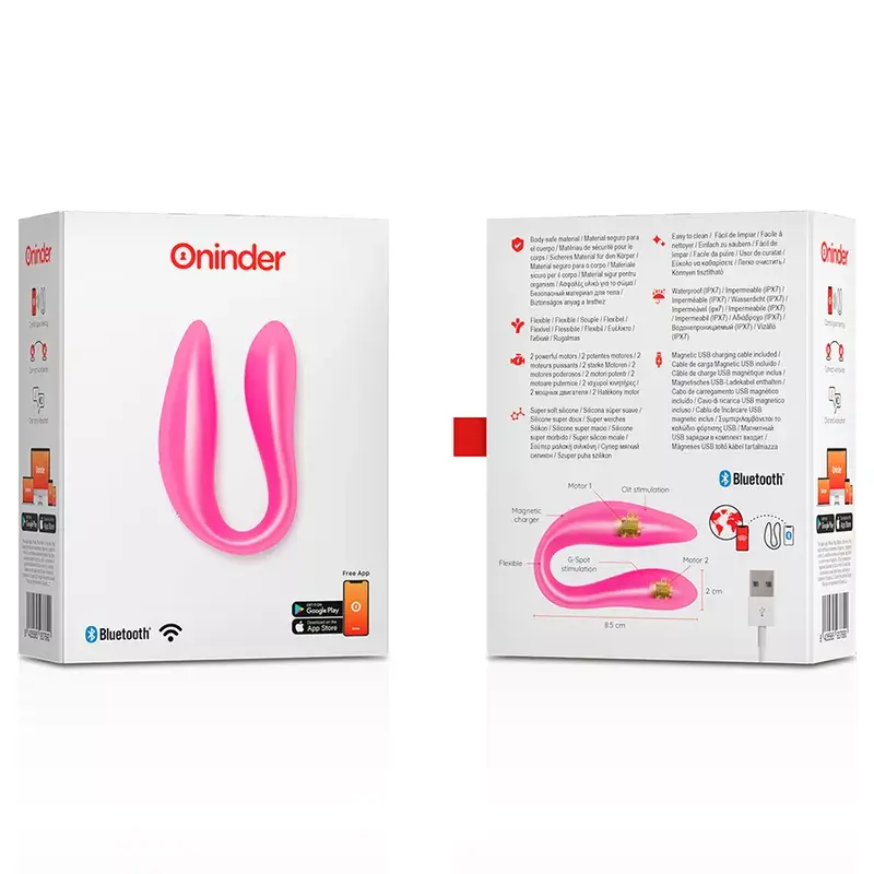 ONINDER LISBOA PINK — стимулятор G и клитора Photo 7