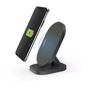 Wireless Charger Hama QI-FC15S-Fab Fast Charging USB Indoor Smartphone Black