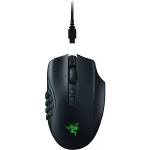 Wireless MMO Gaming Mouse Razer Naga V2 Pro with Tiltable HyperScroll Pro Wheel