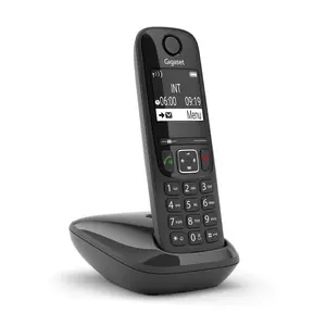 Gigaset AS690 Analog DECT Telephone Wireless Handset Black Caller ID Speakerphone 100 Entries Display