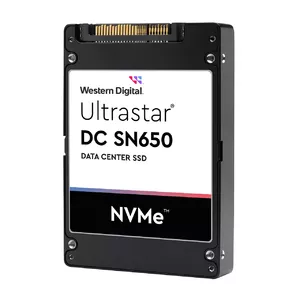 SSD Western Digital Ultrastar DC SN650 U.3 NVMe 7.68 TB PCIe 4.0 (6500/1900 MB/s)