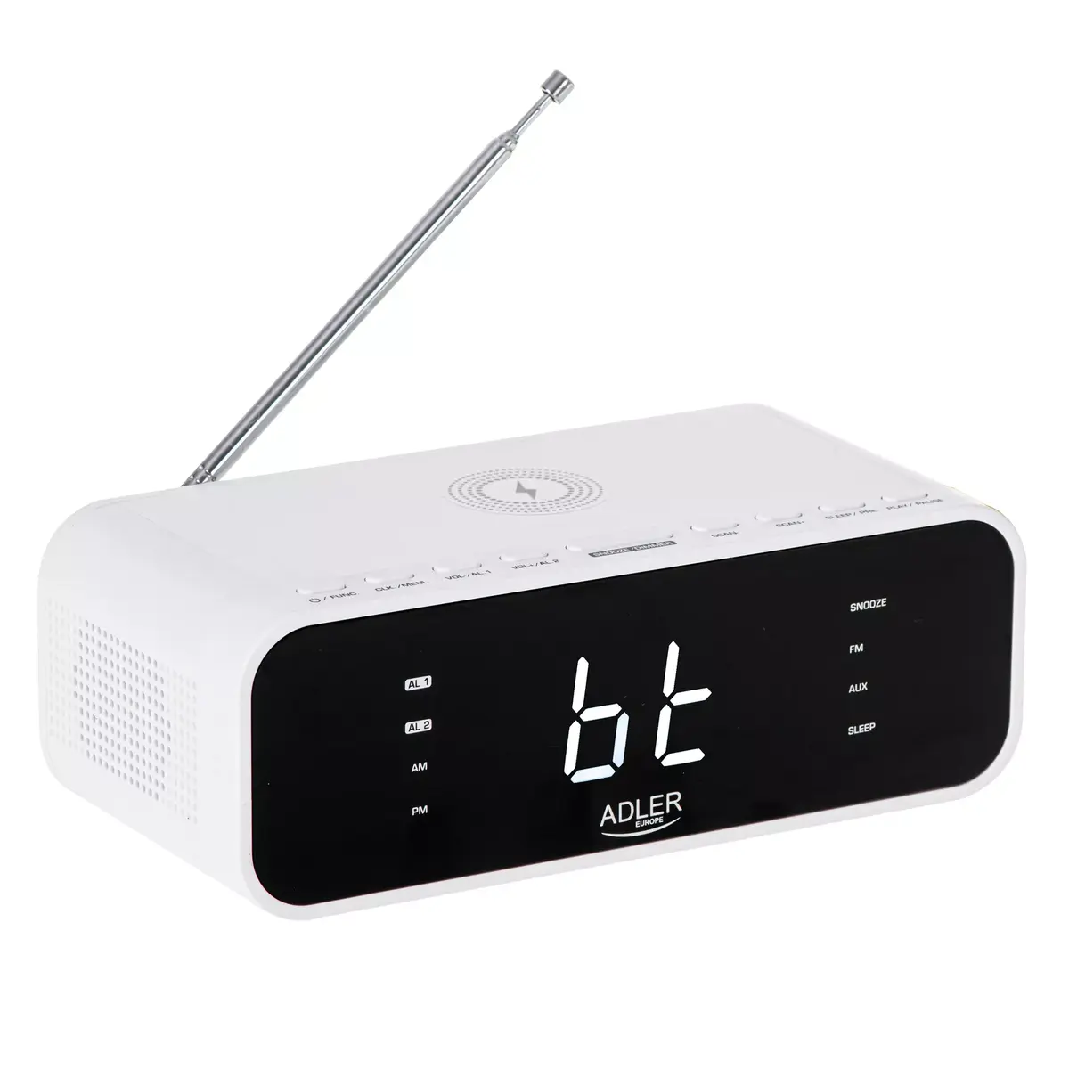 Alarm clock Adler AD 1192W with wireless charger Photo 3