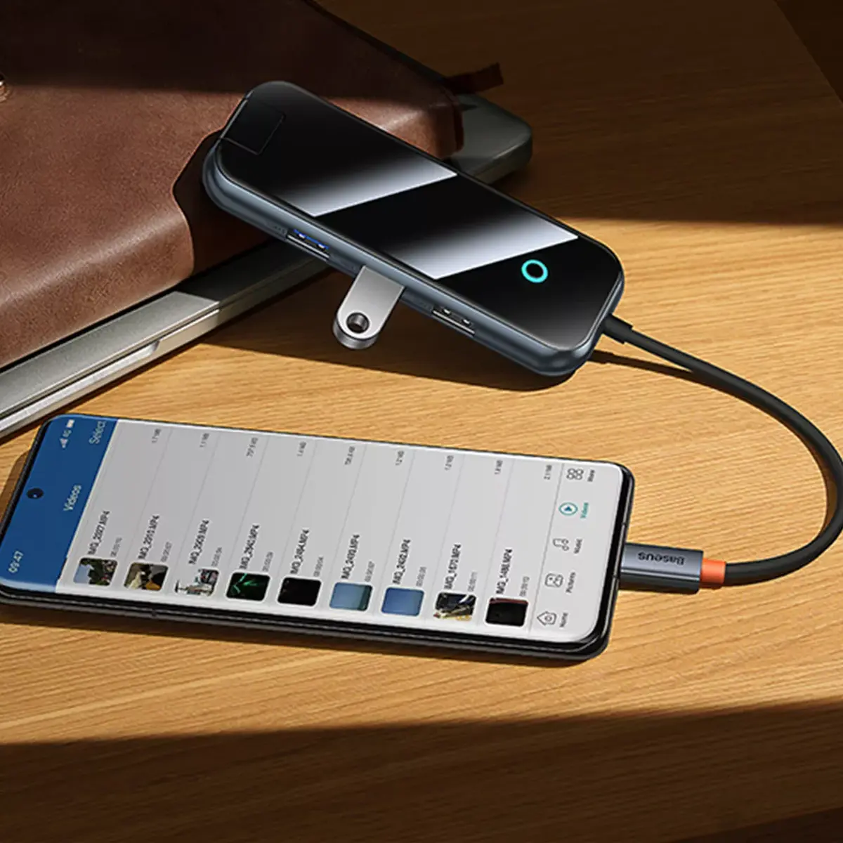 USB‑C хаб Baseus WKJZ010513 — 4× USB 3.0 Photo 5