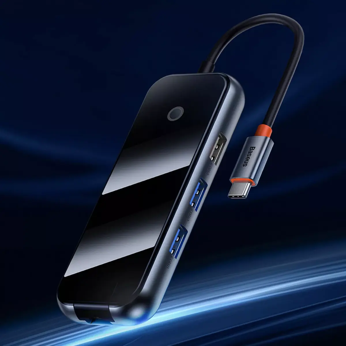 USB‑C хаб Baseus WKJZ010513 — 4× USB 3.0 Photo 10