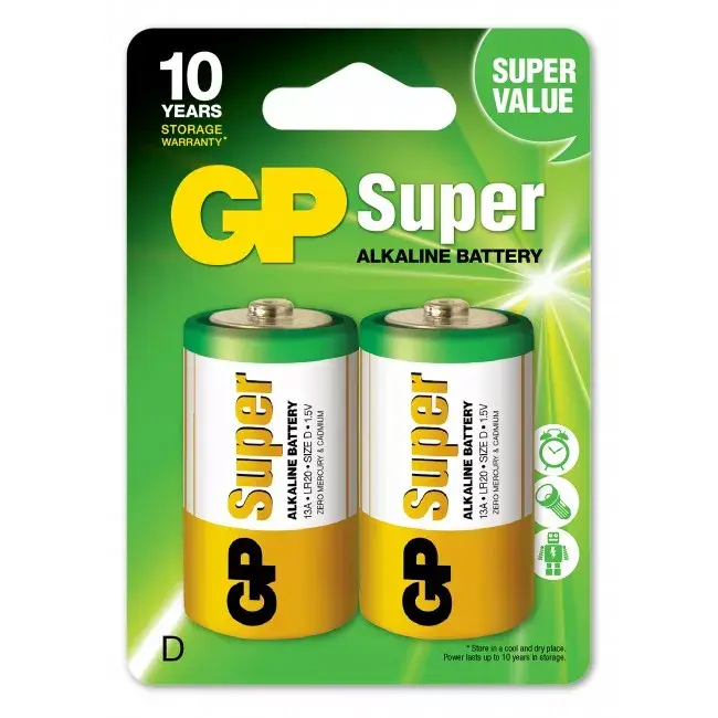 Vienreiz lietojamā baterija GP Batteries Super Alkaline 5501 Photo 2