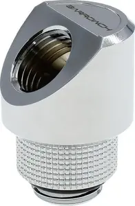 Barrow 45° Rotatable Adapter G1/4 AG to G1/4 IG, Silver, model FBWT45-MR s