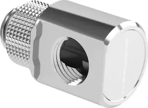 Barrow 90° Rotatable Adapter G1/4 AG to G1/4 IG, Silver, model FBWT90-MR s