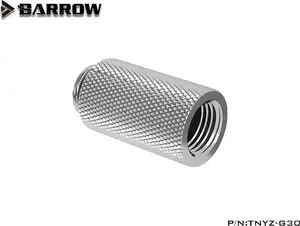 Compression G1/4" Extension Straight MF 30 mm, Barrow, Silver