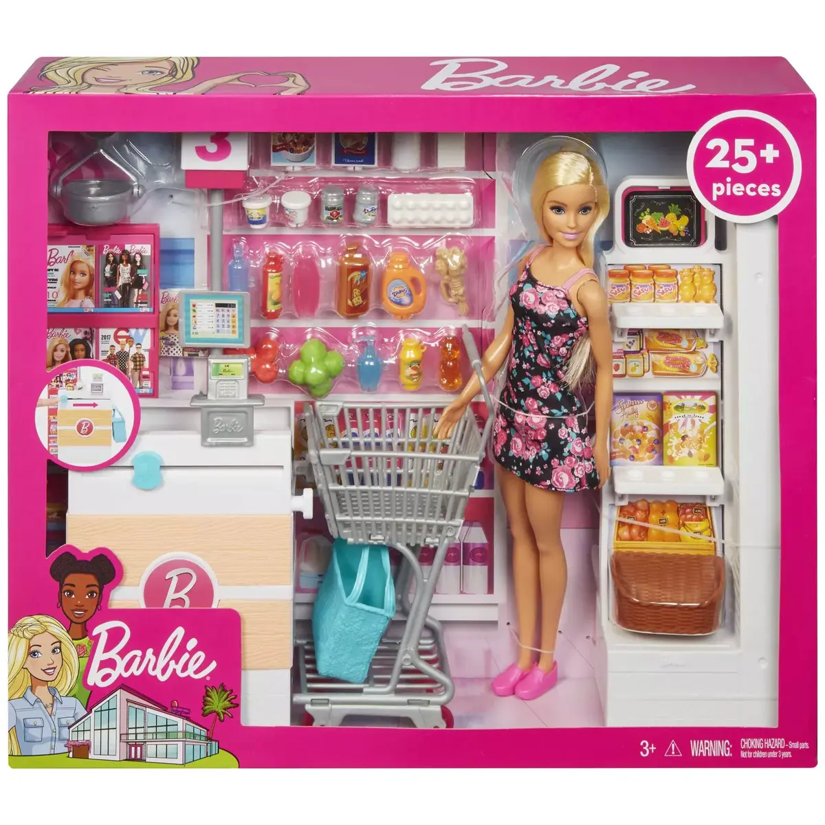 MATTEL Barbie modes lelle un komplekts — 30 mm Photo 6