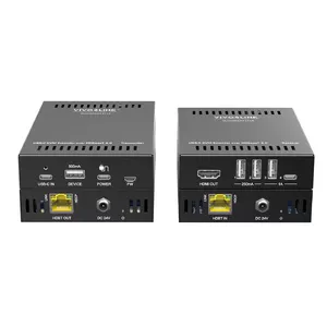 KVM удлинитель Передатчик и приемник Vivolink VLUSBCEXT151 HDMI USB Проводной 70м