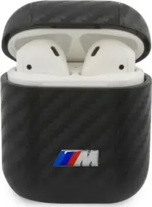 AirPods protective cover BMW M Collection BMA2WMPUCA black PU Carbon for AirPods 1/2