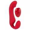 Strap-On you2toys Silicone Black двойной вибратор Photo 2