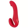 Strap-On you2toys Silicone Black двойной вибратор Photo 3