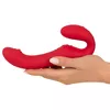 Strap-On you2toys Silicone Black двойной вибратор Photo 6