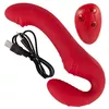 Strap-On you2toys Silicone Black двойной вибратор Photo 11