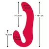 Strap-On you2toys Silicone Black двойной вибратор Photo 12