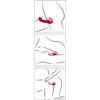 Strap-On you2toys Silicone Black двойной вибратор Photo 13