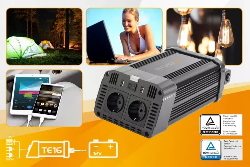 Barošanas adapteris Technaxx 1200W TE16 Photo 9