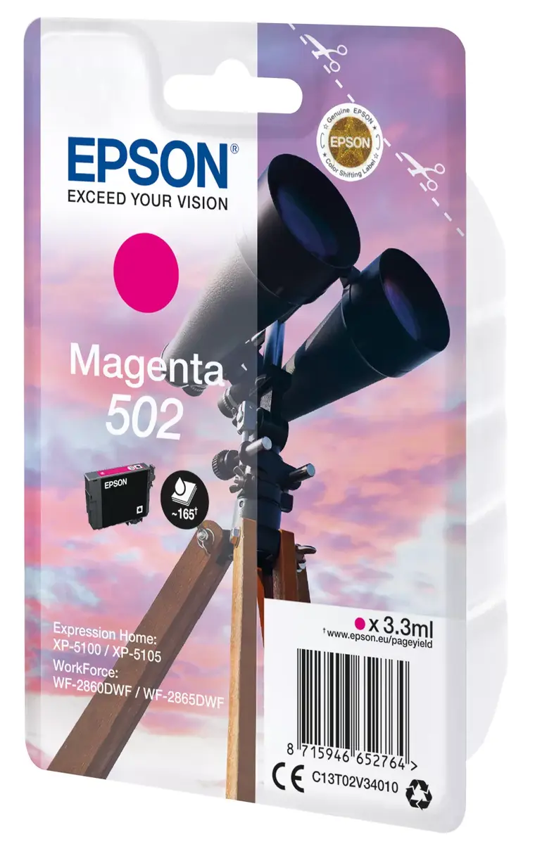 Cartridge Epson 502 Magenta Photo 2