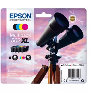 Картридж Epson Ink C13T02W64010 502XL XL Черный Голубой Пурпурный Желтый