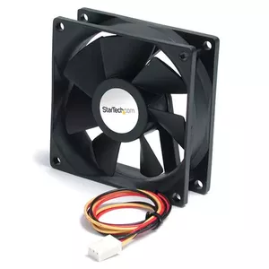 StarTech.com FAN6X25TX3H Datora dzesēšanas sistēma Datora korpusam Ventilators 6 cm Melns 1 pcs