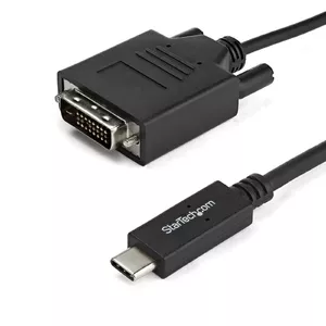 USB-C to DVI Cable StarTech.com CDP2DVIMM2MB 2m Black