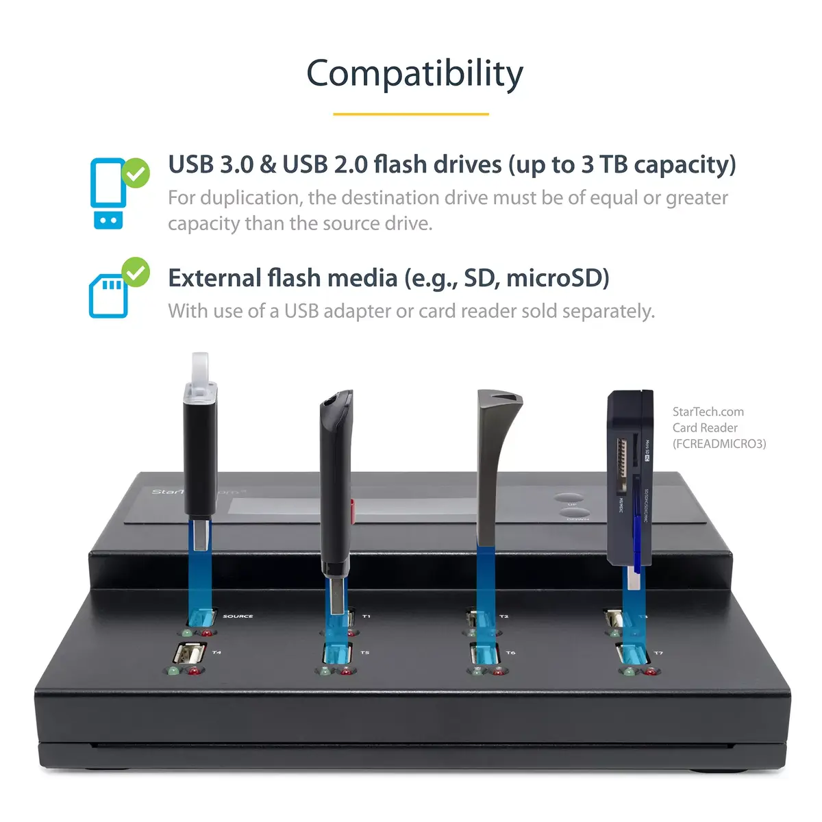 USB flash drive duplicator StarTech.com USBDUPE17 Photo 4