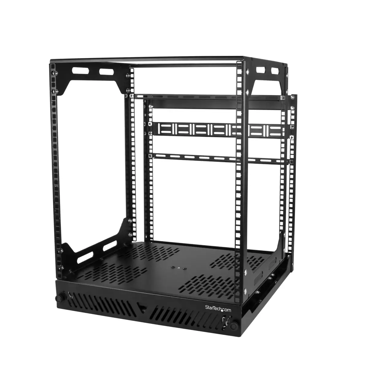 StarTech 19in 12U Sliding Rotating Open Frame Network Rack Photo 2