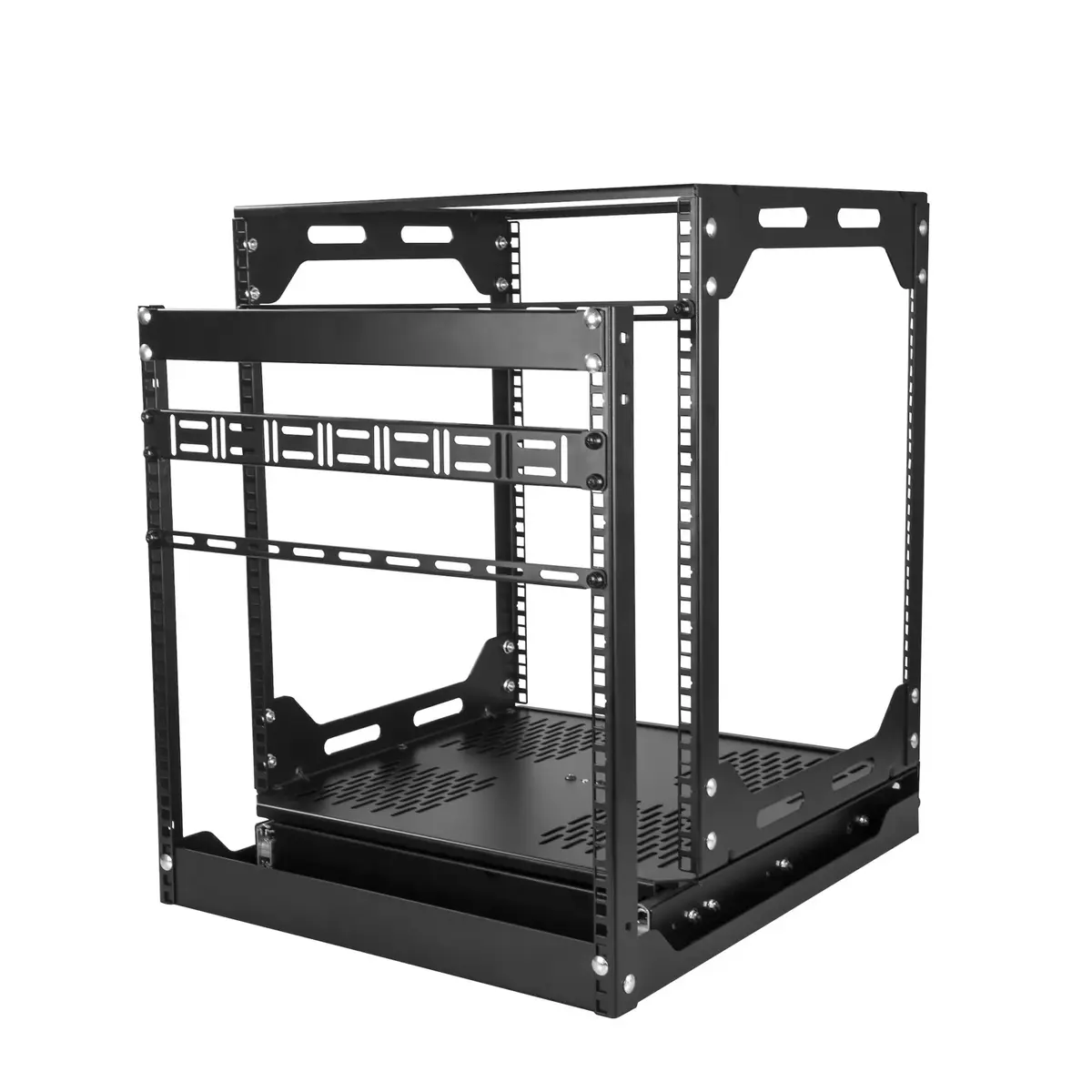 StarTech 19in 12U Sliding Rotating Open Frame Network Rack Photo 7