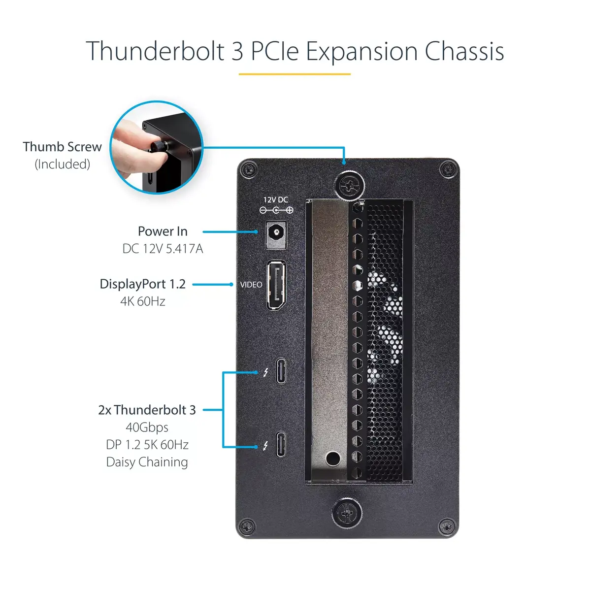 PCIe paplašināšanas šasija StarTech TB31PCIEX16 Photo 8