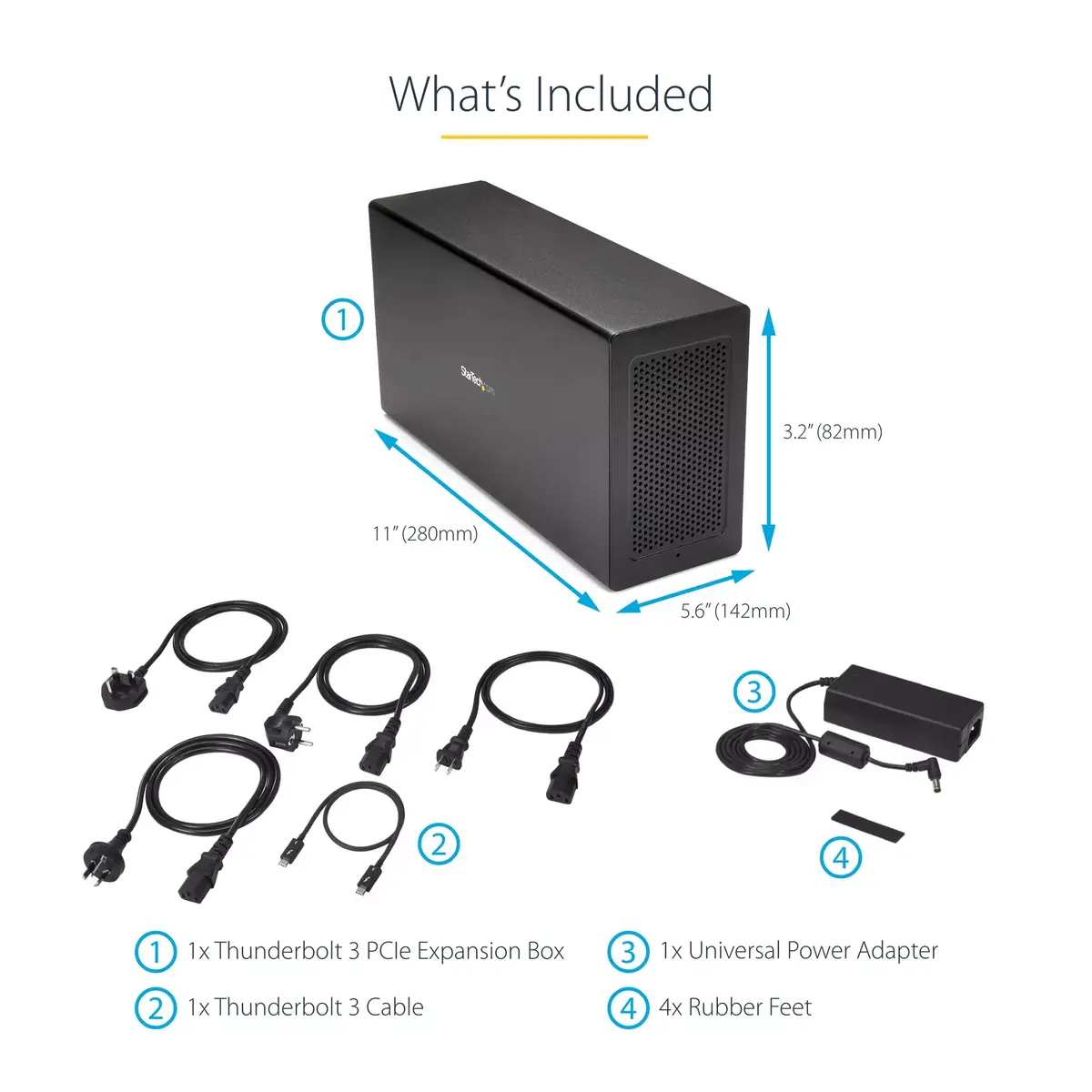 PCIe paplašināšanas šasija StarTech TB31PCIEX16 Photo 11