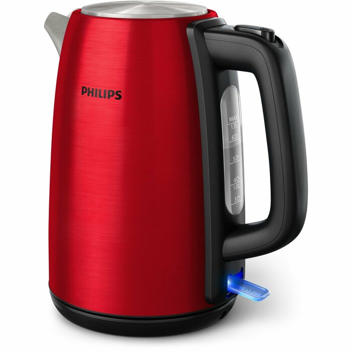 philips kettle red