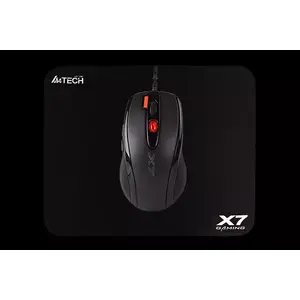 Игровая мышь A4Tech X-7120 USB Type-A амбидекстрная 2000 DPI, 3 мс, проводная, чёрная
