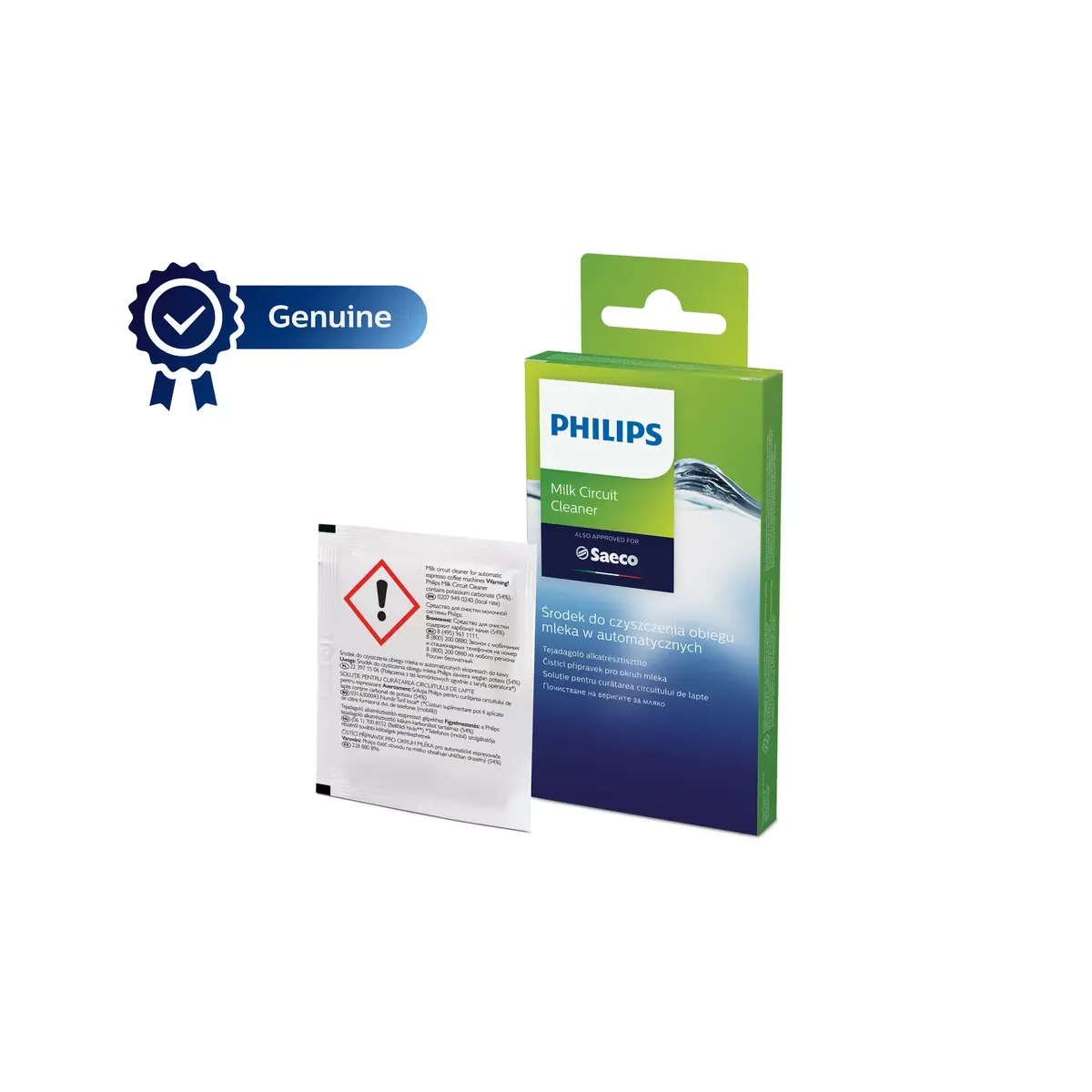 Пакетики для очистки Philips CA6705/10 — молочная система Photo 2