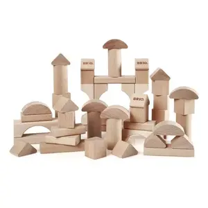 Toy building blocks BRIO 30113 50 pieces wooden for ages 1 and up