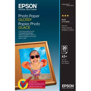 Photo Paper Glossy Epson A3+ 20 sheets