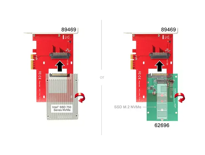 Iekšējais U.2 adapteris DeLOCK 89469 Photo 5