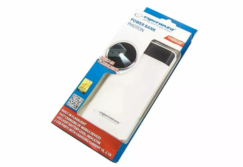 Внешний аккумулятор ESPERANZA Photon EMP120W 17400 мАч Photo 4