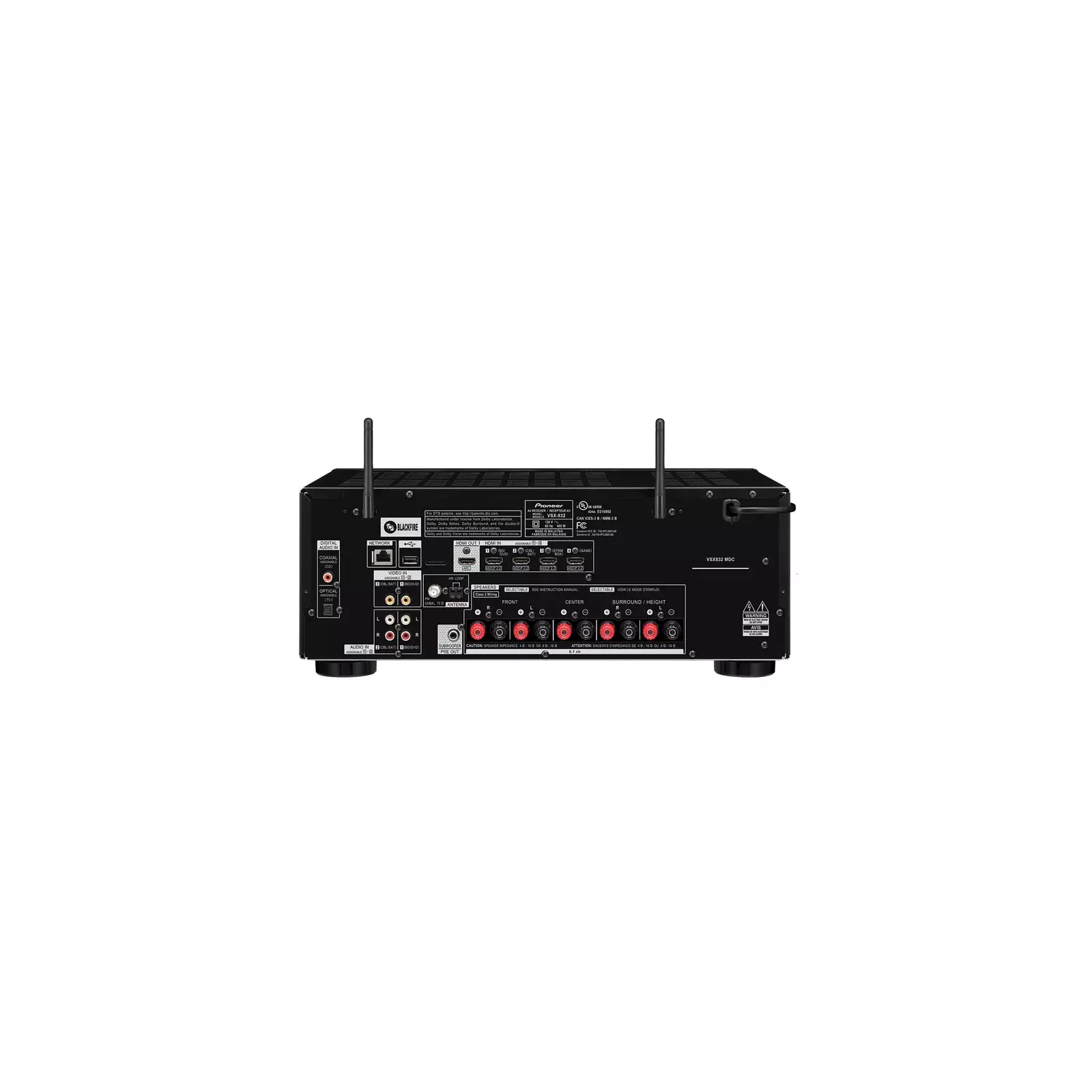 PIONEER VSX-832-B Photo 3