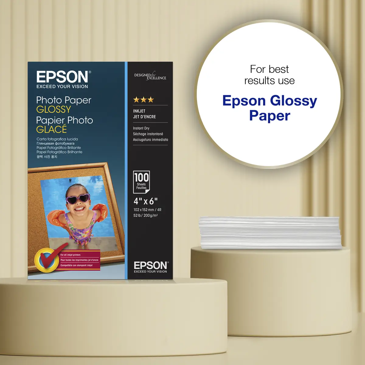 Глянцевая фотобумага Epson C13S042548 Photo 5