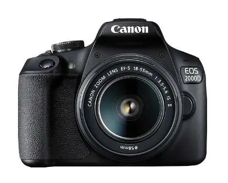 SLR kamera Canon EOS 2000D BK Photo 4