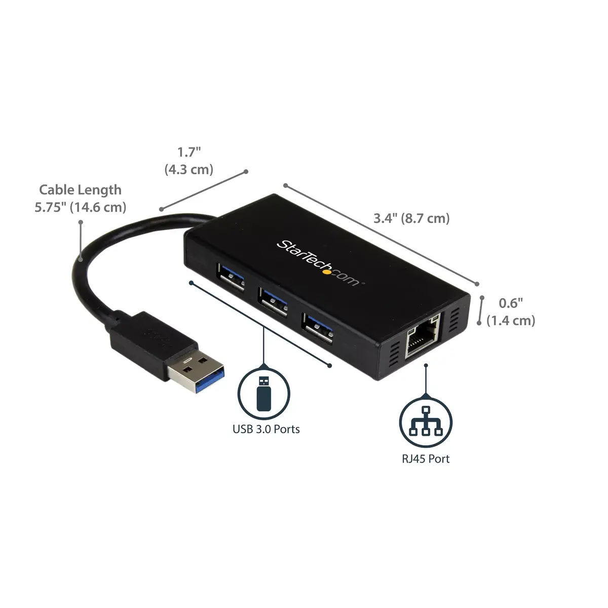 USB Hub StarTech.com ST3300GU3B Photo 9