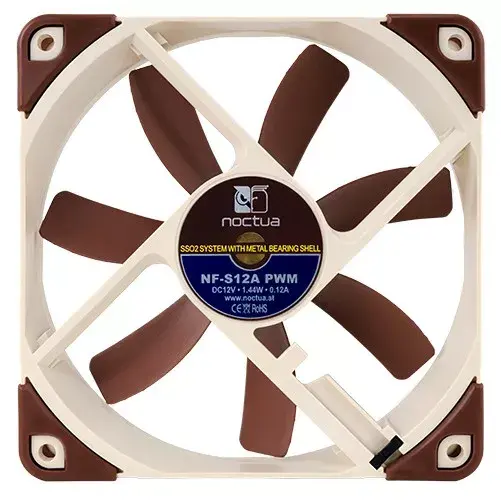 Ventilators Noctua NF-S12A PWM Photo 4