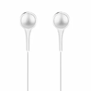 HOCO Drumbeat M19 In-Ear Wired Headset with Microphone 3.5mm Jack Remote Control White