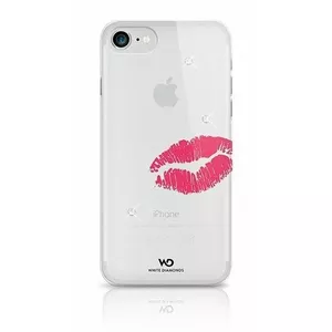 White Diamonds Lipstick Kiss Пластмассовый чехол С Кристалами Swarovski для Apple iPhone 6 Plus Прозрачный