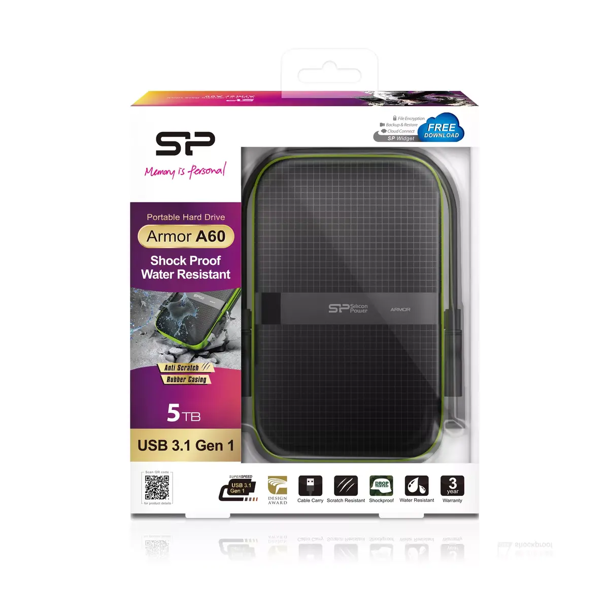 Silicon Power Armor A60 2.5" 5TB External HDD Photo 7